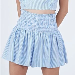 Koch Erica skirt in ocean stripe